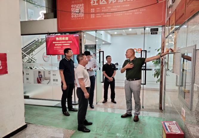 深圳市南山區(qū)退役軍人事務局局長薛聲波一行蒞臨社區(qū)邦考察交流